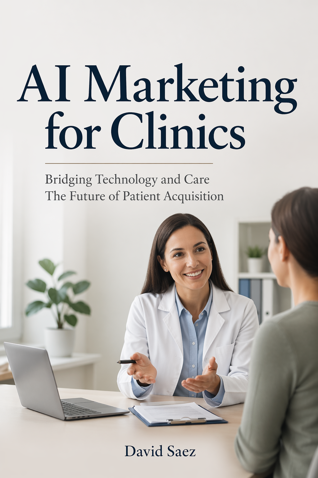 AI Marketing for Clinics book cover