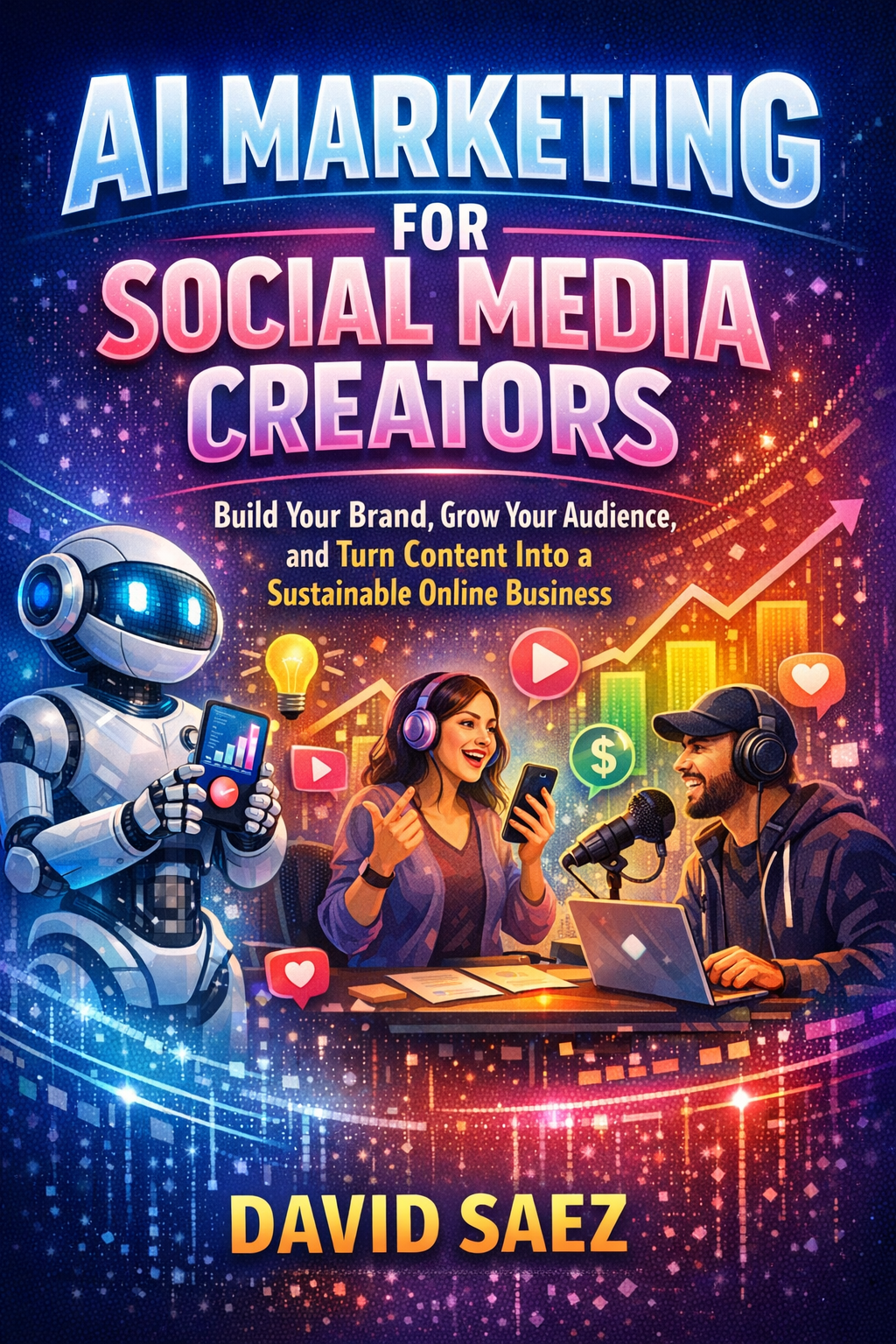 AI Marketing for Social Media Creators book cover